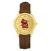 Men's Brown St. Louis Cardinals Leather Wristwatch