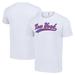 Men's Starter White New York Rangers Tailsweep T-Shirt