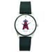 Men's Black Los Angeles Angels Silicone Strap Wristwatch