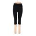 VSX Sport Active Pants - Super Low Rise Skinny Leg Cropped: Black Activewear - Women's Size Medium