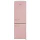 FLORENCE TEA ROSE Retro Pink 60/40 Freestanding Fridge Freezer