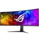 ASUS ROG Swift OLED PG49WCD - 49 Zoll DQHD Curved Gaming Monitor - 144 Hz, 0.03ms GtG, G-Sync, FreeSync, HDR 400 - QD-OLED Panel, 32:9, 5120x1440, DP DSC, HDMI 2.1, USB-Hub, 90W USB-C, ergonomisch