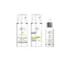 APIS Hydro Evolution Set: Moisturising Concentrate, Serum & Cream with Pear and Rhubarb Aquaxtrem TM, Intensive Hydration, 3 Pieces (30 ml + 100 ml + 100 ml)