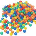 eyepower 900 Ball Pool Balls Diameter 6 cm Balls Set for Ball Pool Colourful Play Balls for Ball Pool Plastic Balls Baby Balls 5 Assorted Colours Yellow Red Blue Green Orange Tested Quality