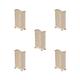 5 set Dollhouse Storage Wardrobe Miniature 1:12 Accessories for 3-6 Years Old, Style 2