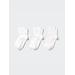 Women's Socks (3 Pairs) with Deodorizing | White | US W 7.5-10 | UNIQLO US