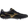 MIZUNO Herren Fussball-Kunstrasenschuhe MORELIA NEO IV PRO(U), Größe 44 in Black/Gold/Black