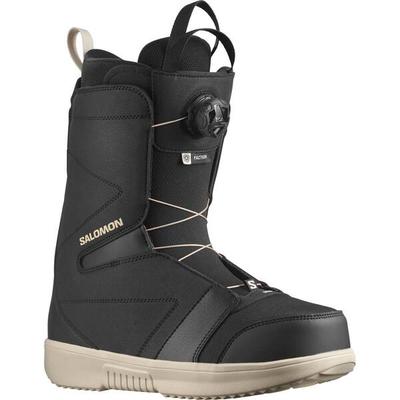 SALOMON Herren Snowboot SNOW. BOOTS FACTION BOA Black/Black/Rain, Größe 28 in Schwarz