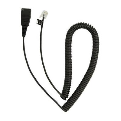 Jabra 6' QD to Modular RJ Extension Coiled Cord 8800-01-37