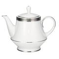 Noritake Crestwood Tea Pot, 38 Oz. Porcelain China/Ceramic in White | Wayfair 4166-427