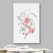 IDEA4WALL Pastel Watercolor Pink & White Plant Floral Botanical Modern Art On Canvas Print Canvas | 18 H x 12 W x 1.5 D in | Wayfair