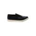 Vince. Sneakers: Slip-on Platform Work Black Print Shoes - Women's Size 7 1/2 - Almond Toe