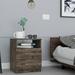 Latitude Run® Hajnal Nightstand Wood in Brown | 19.9 H x 13.39 W x 10.02 D in | Wayfair 5A4AFC01FB7346139B57C18529EEA32F