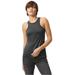 American Apparel 101CVC Women's CVC Racerback Tank Top in Heather Charcoal size 2XL | Cotton/Polyester Blend