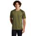 Sport-Tek ST376 Drift Camo Colorblock Top in Olive Drab Green size Medium | Polyester