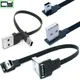 USB Data Cable A Male to Mini USB B 5Pin Male 90 Degree MP3/ Left / Right Angle Adapter Charge Sync