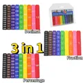 51pcs Math Fraction Percentage Cube 3in1 Math Teaching Learning Stacks Tower Set Linking Cube Math