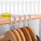 1/30pcs Windproof Clothes Hanger Hook Anti-drop Clothes Rack Falling Strip Buckle Clothes Hanger