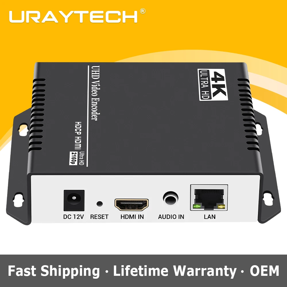 HEVC MPEG4 HDMI zu IP Live Streaming Video Encoder H.264 RTMP Encoder 4K Encoder IPTV H.265 mit HLS HTTP RTSP UDP RTMPS SRT Image
