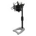 Desktop Microphone Stand 1Pc Universal Desktop Microphone Stand Adjustable Mic Holder Audio Accessory (Black)