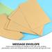 Kraft Envelopes Bag 200pcs Kraft Paper Blank Envelopes File Envelops Kraft Paper Document Bags