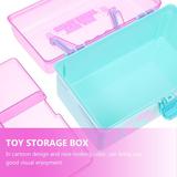 Toy Storage Box Toy Storage Box Handheld Kids Toys Organizer Lidded Children Paintbrush Box