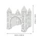 3D Coloring Puzzle 1 Set of Paper Colorizing 3D Castle Model Coloring DIY Coloring Puzzle