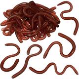 25 Pcs Simulation Earthworms Tricky Toys Artificial Earthworms Simulation Toys Models