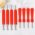 repair tool 8Pcs Tire Repair Tool Stem Core Removal Tool for Car Bike Truck(Red 4Pcs Single Head + 4Pcs Double Head)