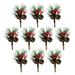 Xmas Berries Picks 10 Pcs Christmas Tree Accessories Home Decor Xmas Tree Ornament Home Ornament Mini