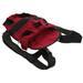 Pet chest bag Portable Pet Supplies Pet Chest Pack Breathable Travel Pet Shoulder Chest Bag Pet Out Shoulder Bag Dog Backpack(Red M)