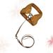 Pet Cat Harness Pet Cat Harness Traction Rope Dull Polish Pet Dog Cat Strap Pet Supplies for Pet Dog Cat Size S Coffee