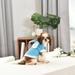 pet dog clothes Pet Dog Keep Warm Clothes Comfotable Cotton Vest Rabbit Shaped Dog Autumn Winter Dog Coat Outdoor Sports Pet Apparel (Blue Size XS)