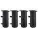 pavilion weights 4 Pcs Canopy Weight Bags Outdoor Tent Single Tube Sandbag Portable Solid Fixed Tent Weight Bags (Black)