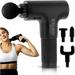 Percussion Massage Gun Deep Tissue Muscle Massage Gun Handheld Recoveryâ„¢ Electric Hand Held Therapy Massager Gun Perfect For Athletes Full Body Back Neck Shoulder Pain Relief (Black)