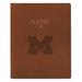 Fossil Brown Michigan Wolverines Travel RFID Passport Case