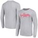 Men's Starter Heather Gray San Francisco 49ers Tailsweep Long Sleeve T-Shirt