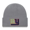 Men's New Era Gray York Giants Color Pack Multi Cuffed Knit Hat