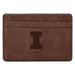 Men's Fossil Brown Illinois Fighting Illini Steven Card Case