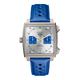 Monaco Chronograph Racing Blue Limited Edition 39mm Mens Watch Silver