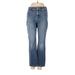 Simply Vera Vera Wang Jeans - High Rise: Blue Bottoms - Women's Size 4 - Sandwash