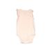 Baby Gap Short Sleeve Onesie: Pink Print Bottoms - Size 12-18 Month