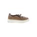 Steve Madden Sneakers: Brown Color Block Shoes - Women's Size 7 - Almond Toe