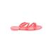 Olivia Miller Sandals: Pink Print Shoes - Women's Size 8 - Open Toe