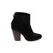 Rag & Bone Ankle Boots: Black Print Shoes - Women's Size 38.5 - Round Toe