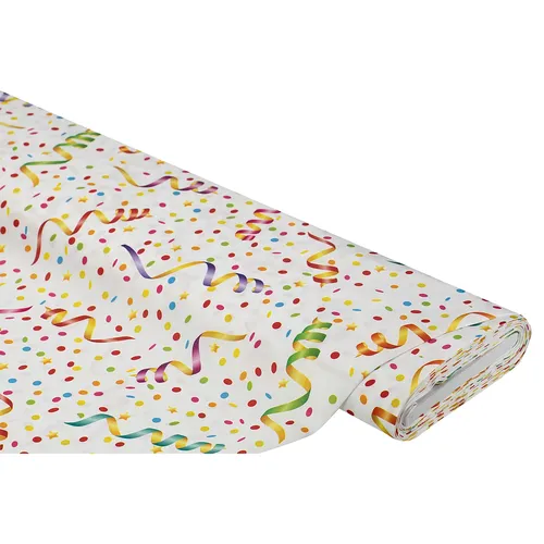 Deko-Satin Konfetti & Luftschlangen, bunt