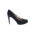 Vince Camuto Heels: Slip-on Stiletto Cocktail Black Solid Shoes - Women's Size 9 1/2 - Round Toe