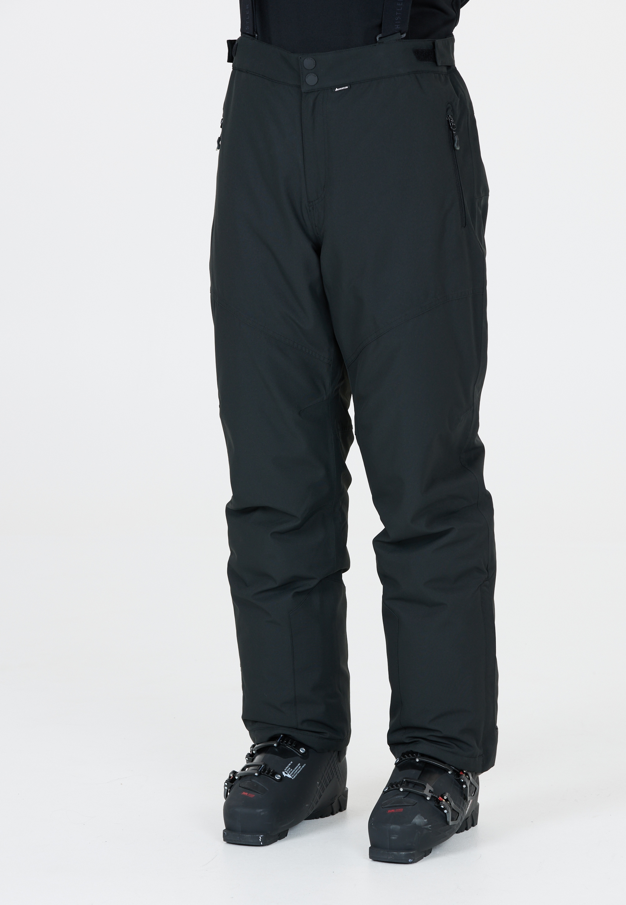 Skihose WHISTLER "Drizzle", Herren, Gr. XXL, US-Größen, schwarz, 100% Polyester, unifarben, lang, Hosen, mit wasserabweisenden Eigenschaften und funktionalen Features Image