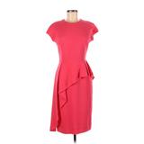 Teri Jon by Rickie Freeman Casual Dress: Red Dresses - Women's Size 4