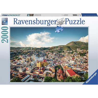 Puzzle RAVENSBURGER "Kolonialstadt Guanajuato in Mexiko" Puzzles bunt Kinder Made in Germany; FSC- schützt Wald - weltweit